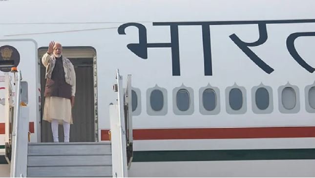 గంట ఆలస్యంగా విదేశాలకు బయలుదేరిన ప్రధాని మోడీ